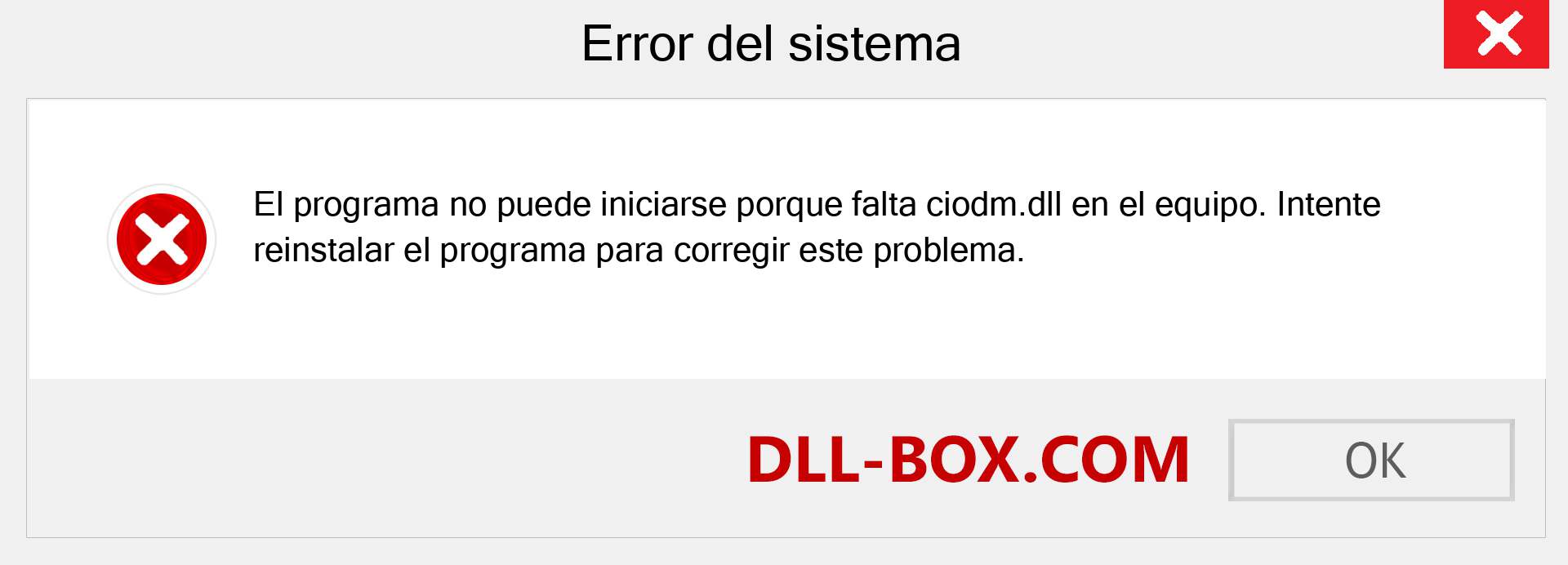 ¿Falta el archivo ciodm.dll ?. Descargar para Windows 7, 8, 10 - Corregir ciodm dll Missing Error en Windows, fotos, imágenes